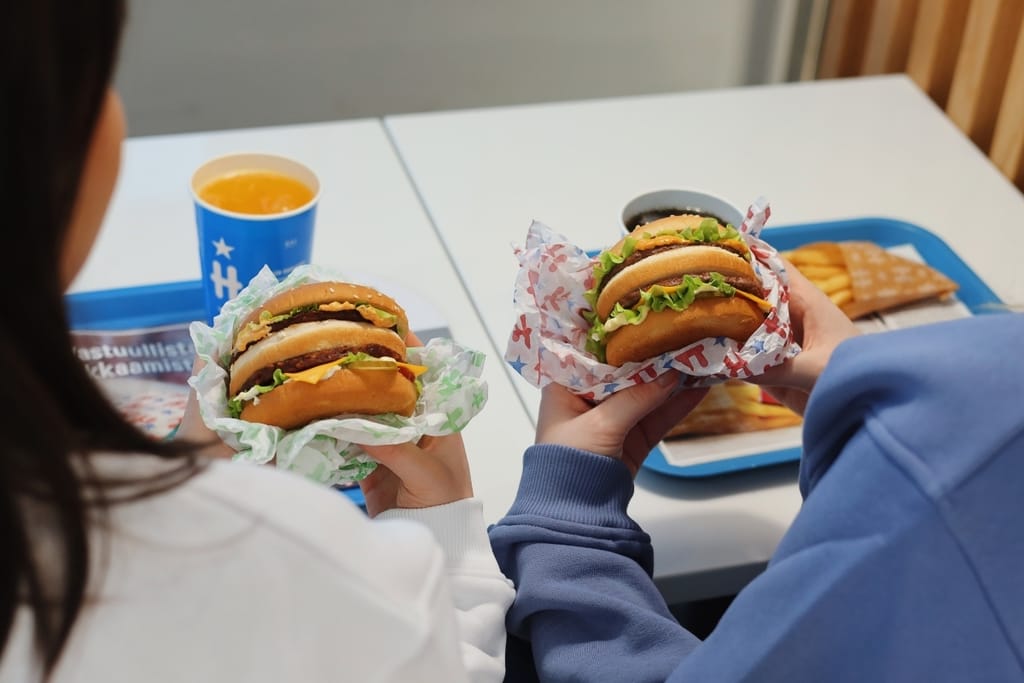 Hesburger VEGE ruoka ateria