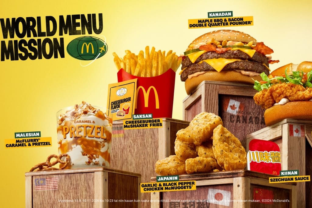 McDonald’s myymälä helsingin töölössä.
