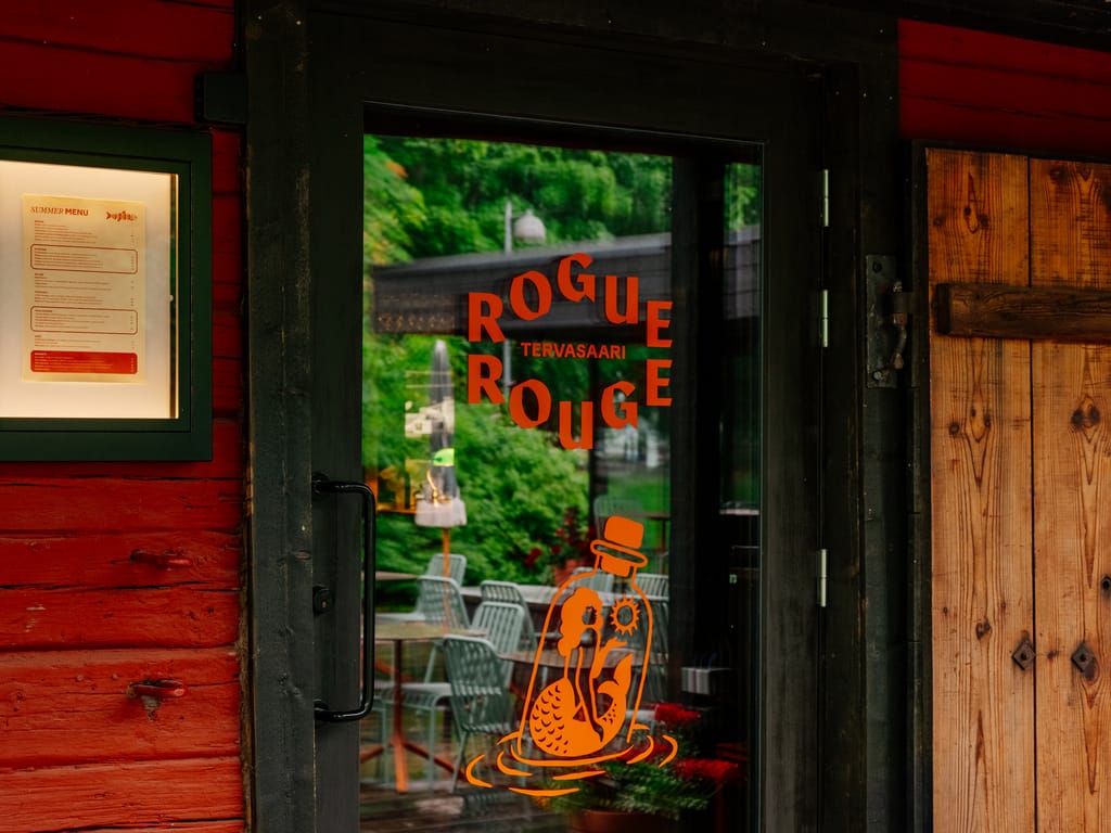 Rogue Rouge -ravintolan logo.