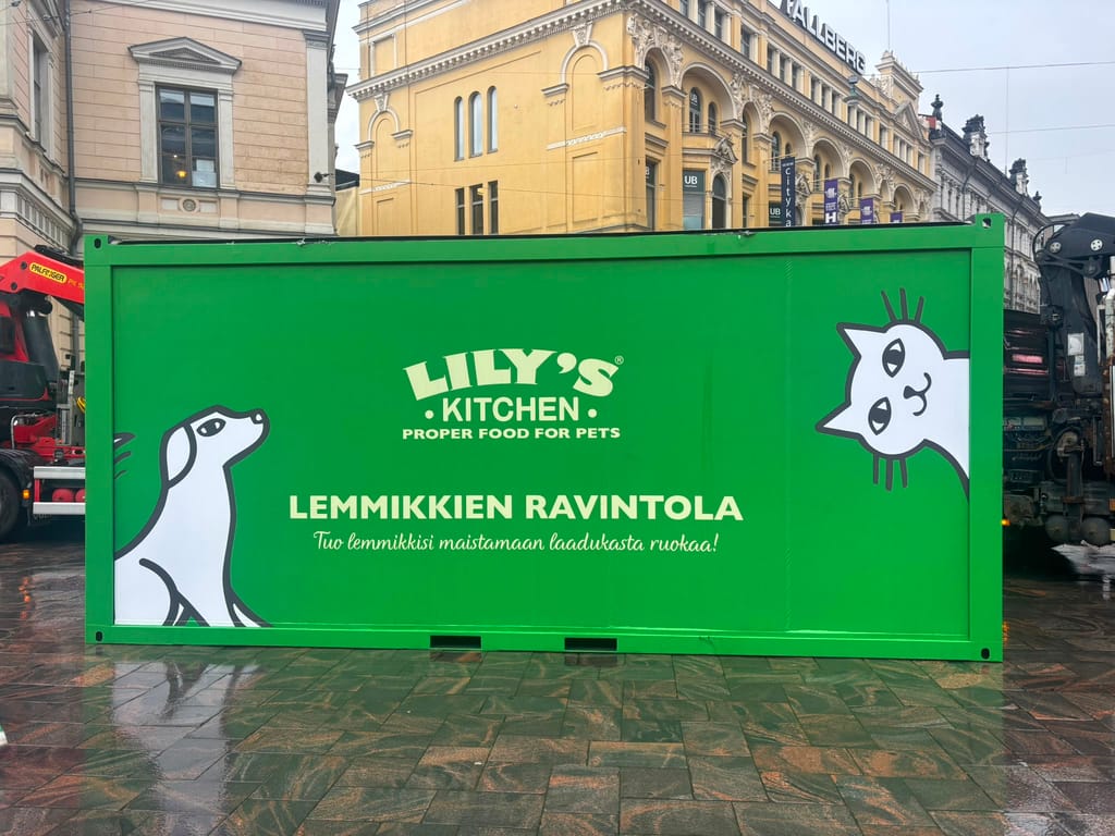 Koirien ja kissojen ravintola Helsingin keskustassa.