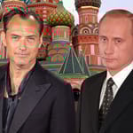 Jude Law ja Vladimir Putin vierekkäin – näyttelijä valmistautuu esittämään Putinia elokuvassa The Wizard of the Kremlin