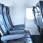 Lentokoneen penkkejä.