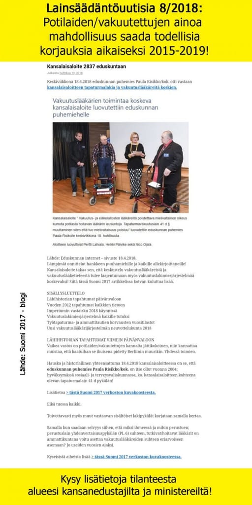 Iso murtuma Suomen sisäiseen Berliinin muuriin!