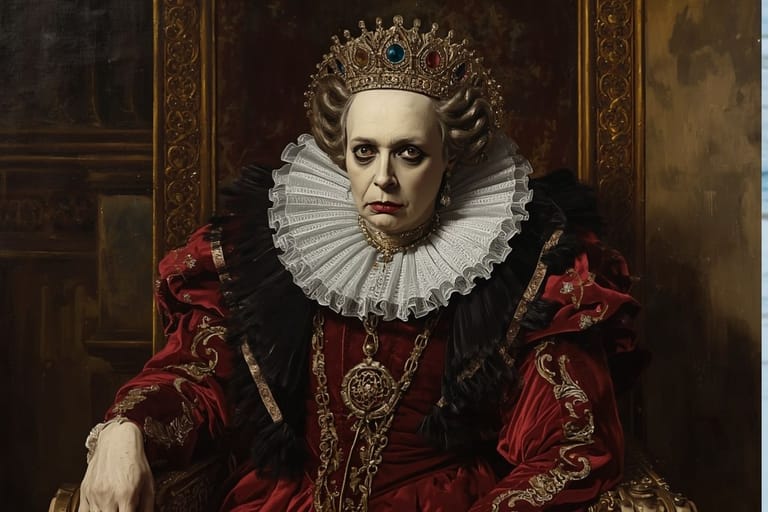 kuningatar Elisabet I lyijymeikki valkoinen iho Tudor-aika kauneusihanteet