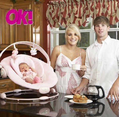 Jamie Lynn Spears ex-perheineen OK Magazinessa.