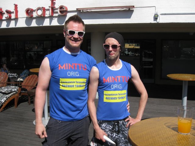 "Rovaniemen Hunksit", terassikesän 2010 hurmaava rasvauskaksikko.