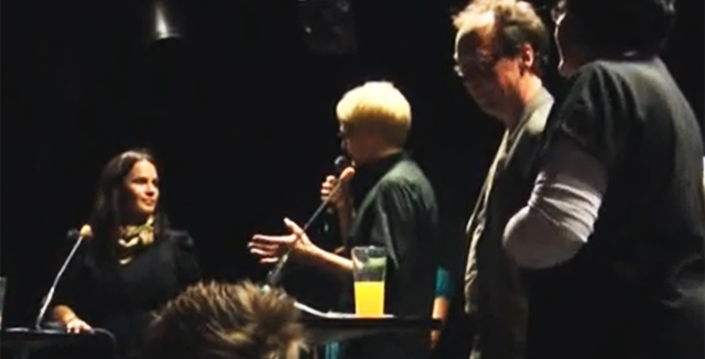 Pekka Vahvasen vetämässä väittelyillassa ovat vääntäneet peistä mm. Mari Puoskari ja Jussi Halla-aho.