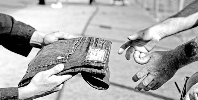 Anna vanhat farkut kiertoon, saat hyvän mielen.