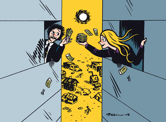 Rikkaat ja ylhäiset naivat vain toisiaan.