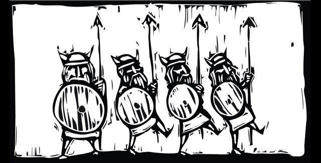 Harald pyrkii tarjoamaan kävijälleen viikinkielämyksen.