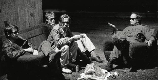 Matti Pellonpää ja kumppanit Helsinki-kuvaa luomassa.