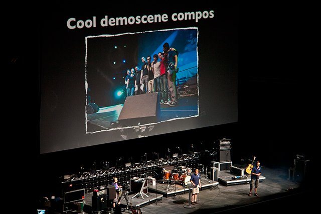 Tapahtuman pääjärjestäjät Pekka Aakko ja Jussi Laakkonen avaavat tapahtuman virallisesti.