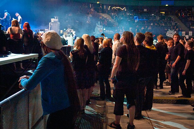 Ei-ihan-niin-menevä hetki Poets of the Fallin keikalla.