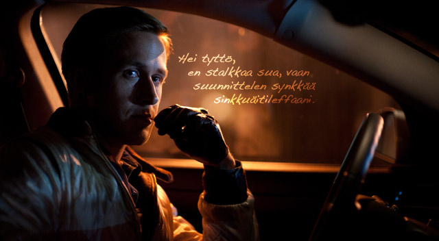 Meillä ei ole täyttä varmuutta siitä, mitä Ryan Gosling ajatteli Drive-leffan kuvauksissa.