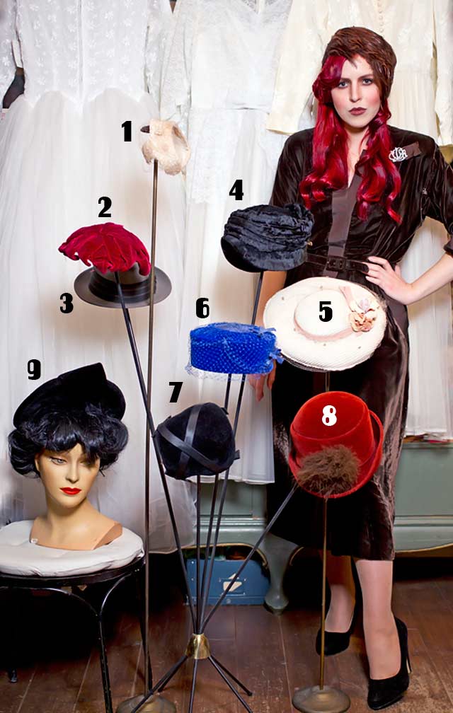 "Kokoelmastani puuttuu mittatilaushattu, joka on tehty nimenomaan omille mitoilleni vanhanajan tekniikoin", Anastasia Gallen sanoo.