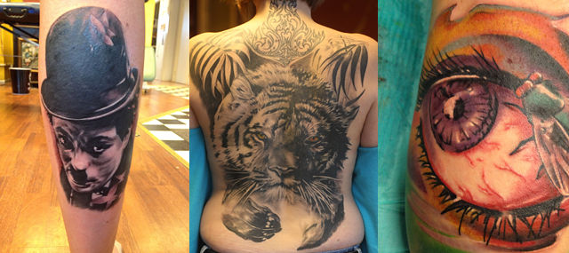 Tonyn taidonnäytteitä.