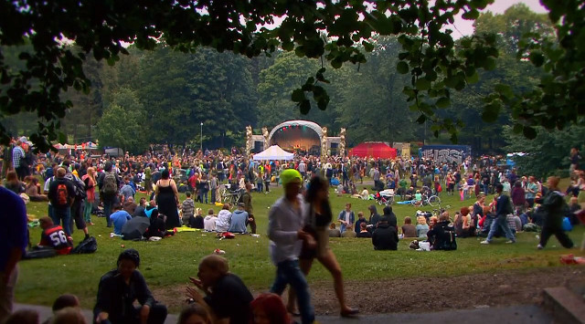 Festivaalihumua viime vuodelta.