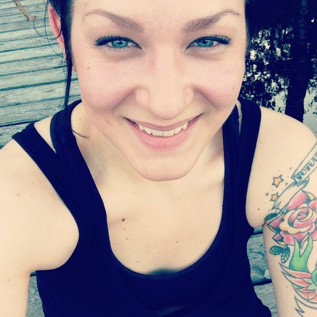 Ihan innoissaan laiturinnokassa!