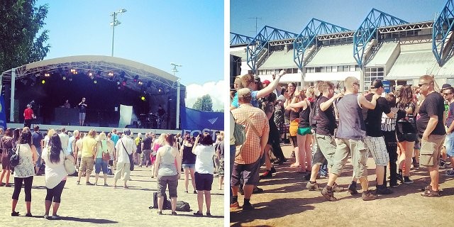 Karri Koira oli lauantain ensimmäinen esiintyjä. Eläkeläiset villitsivät yleisön letkajenkkaan.