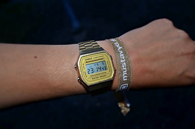 Jestas näitä festarirannekkeitakin. Bling!