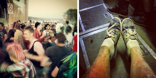 Pertti Kurikan Nimipäivillä moshattiin.