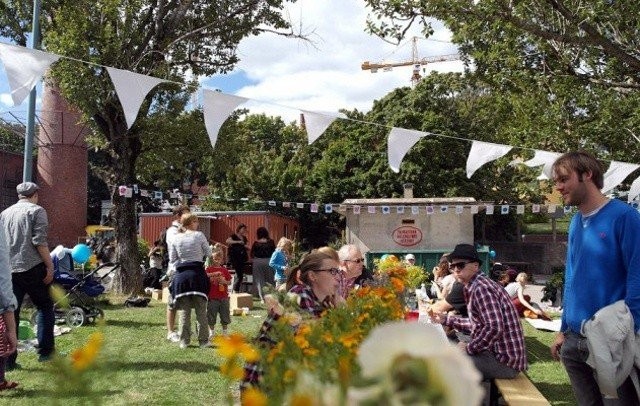 Teurastamolla järjesttiin piknik elokuussa 2012.
