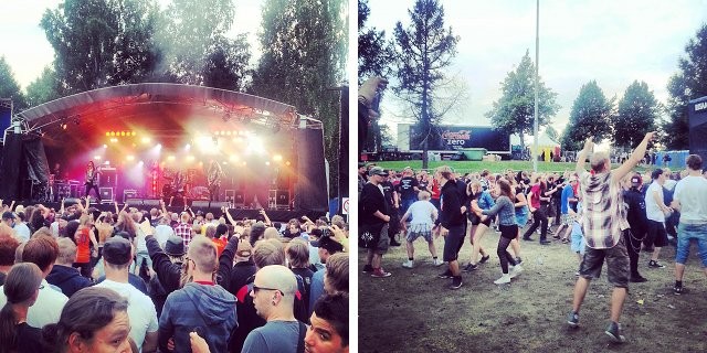 Hevipoppoon keikalla tunteet kuumenivat.