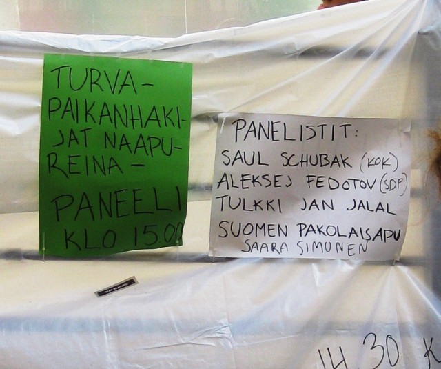 Kallio Block Partyssä oli myös vakavampaa ohjelmaa.