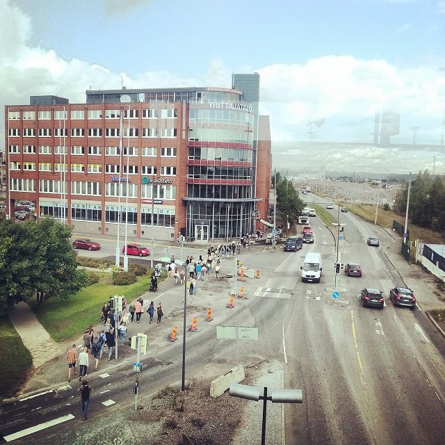 Näkymät Kyläsaaren yllä.