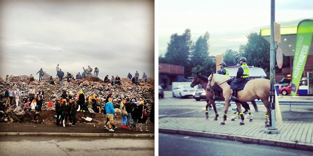 Viikonloppu sujui rauhallisesti suuresta kävijämäärästä huolimatta.