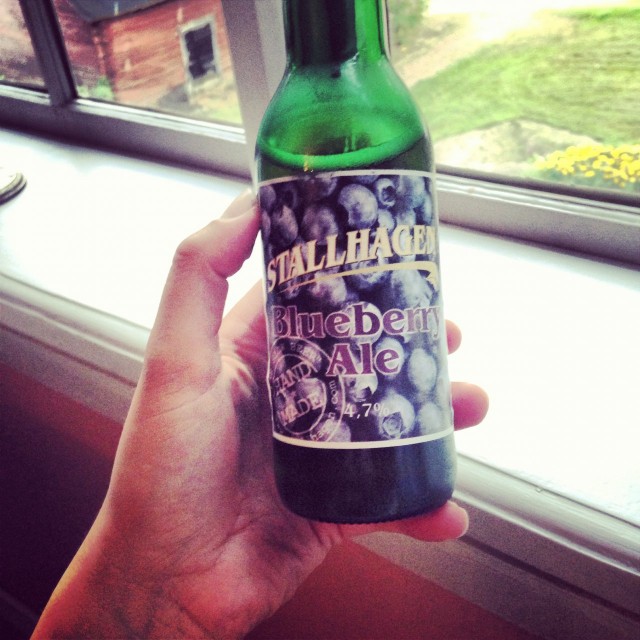 Blueberry Ale on aidolla mustikalla maustettu, kuiva ale! Tätä on pakko metsästää Helsingistäkin.