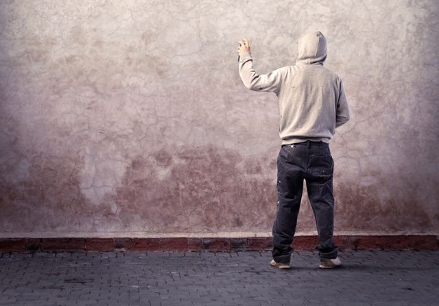 Canvas Festivalissa syntyy graffiteja.