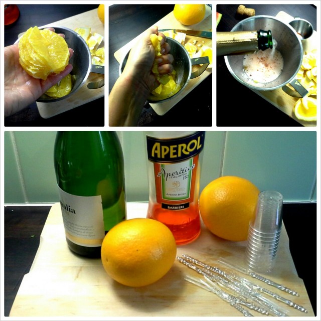 Jos appelsiinin filerointi hirvittää, jätä se väliin ja käytä pelkkää mehua.