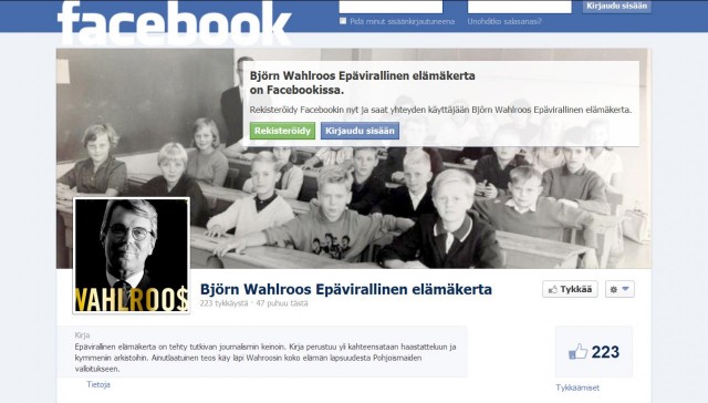 Kirjan ympärille ryhmittynyt verkosto Facebookissa