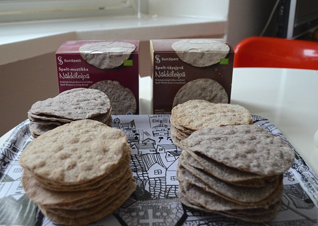 Testissä SunSpeltin herkkunäkkärit.