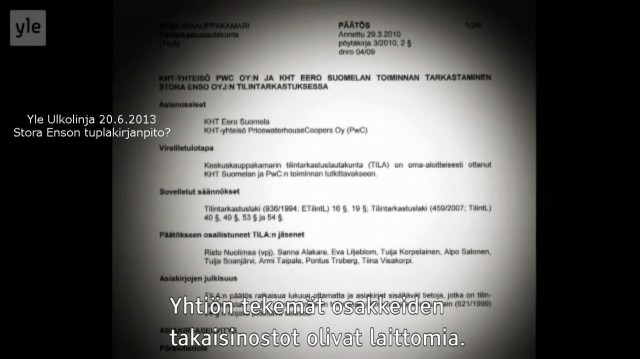 Stora Enson tekemät osakkeiden takaisinostot olivat laittomia.