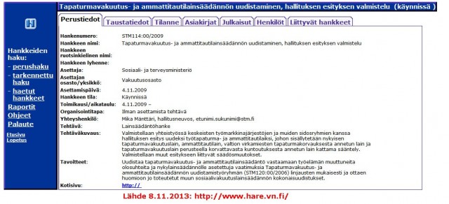 Toivottavasti päävastuullinen on vakuutusalan sidonnaisuuksista vapaa?