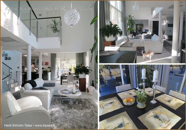 Yrittäjyys palkitsee. Heidin kämppään kelpaa kutsua ystäviä rentoutumaan ja nauttimaan hyvästä seurasta.