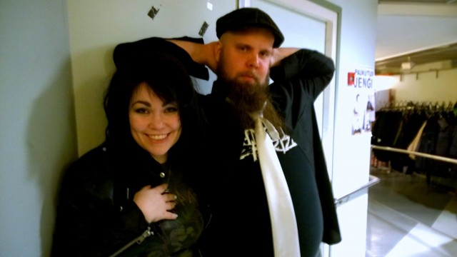 Joku heebo halusi kanssani kuvaan.