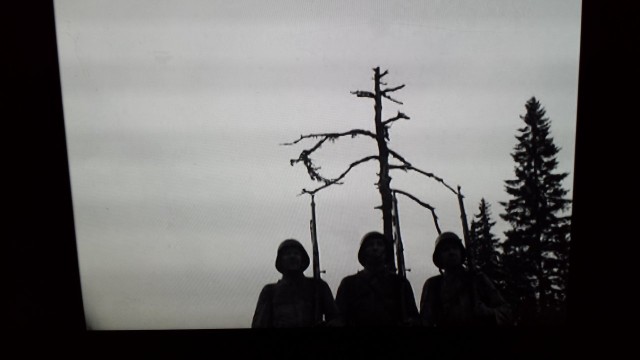 Mie seison komennettua. Mie en liikahda mihinkään.