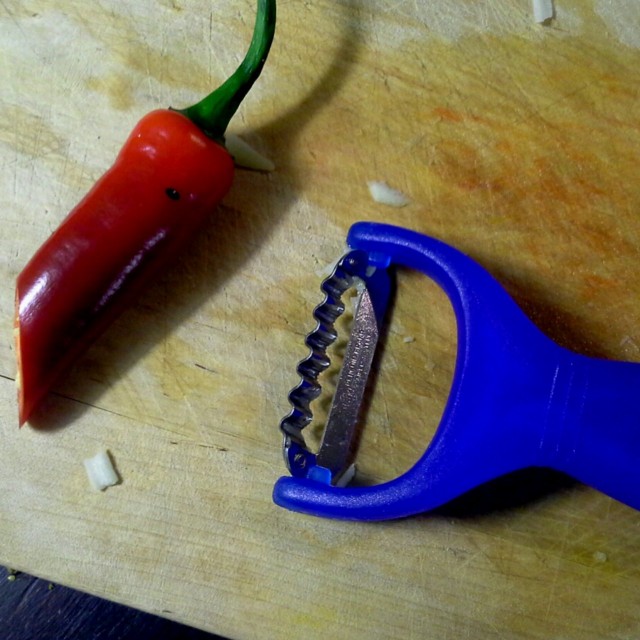 Papaijasalaattivekotin