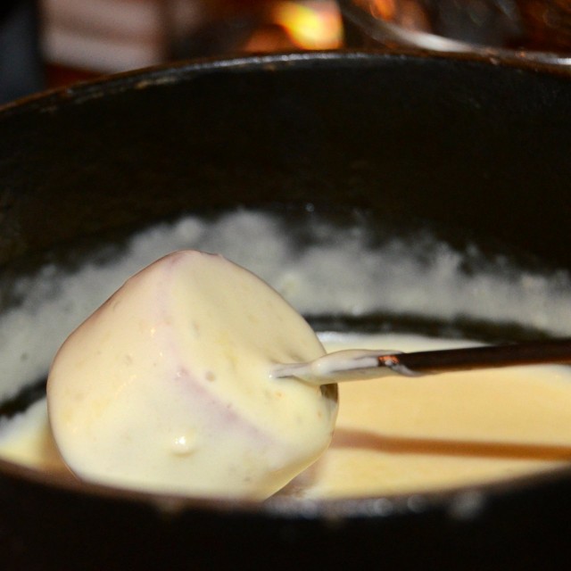 Juustofondue - itse täydellisyys.