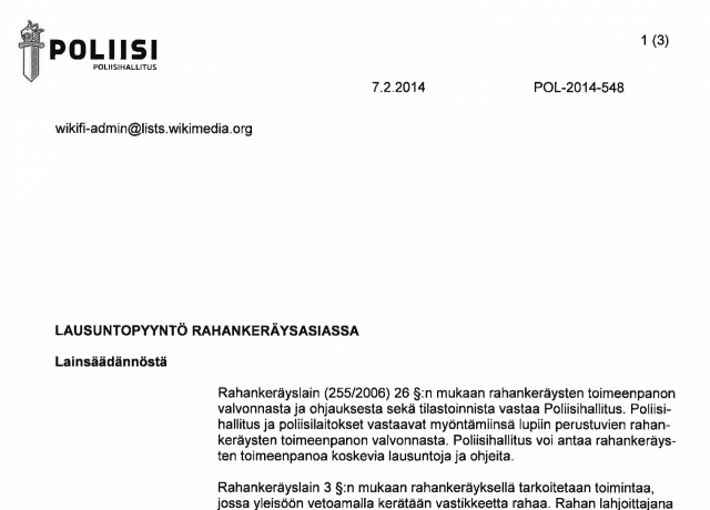 Poliisi tutkii Wikipedian toimintaa.