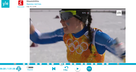 YLEstä kaapattu iloinen KERTTU NISKANEN valmistautuu osuudelleen