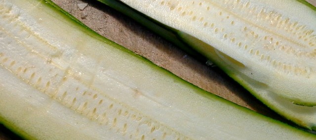 Itkevä kesäkurpitsa näyttää tältä.