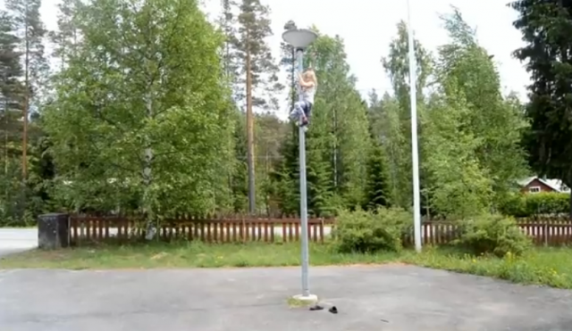 Lasten hurjat akrobaattitemput.