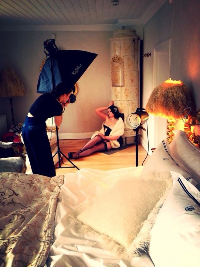 Kuvaustilanne. Kuva: Joy Licious