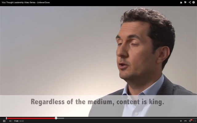 Mediasta riippumatta: sisältö on kunkku.