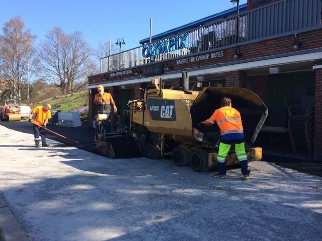 Baarin edusta sai uuden asfaltin.