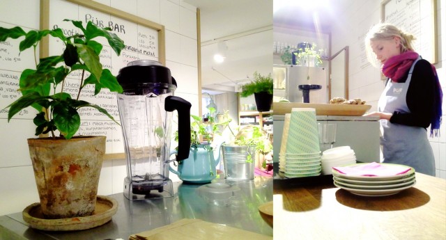 Tiskin takana mehu/smoothievelho Anu!